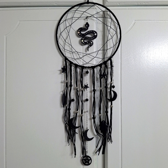 Moon Snake Dream Catcher - Picture 1 of 7